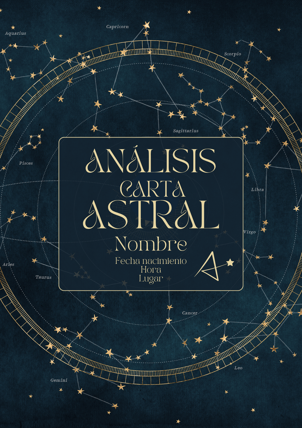 Póster Personalizado de Carta Astral · Memoria Astral + Tu carta explicada ✦